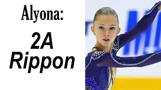 Alyona KANYSHEVA - 2A Rippon (ISU JGP, Linz 2018)