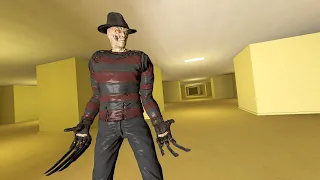 I FOUND FREDDY KRUEGER in a BACKROOMS!!! | Garry's mod horror Realism