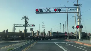 BNSF Metal Slab Train in Wilmington Ca 5/21/24