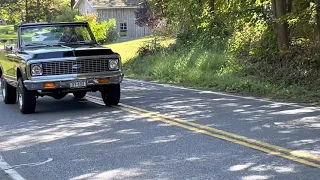 1972 Blazer driving video