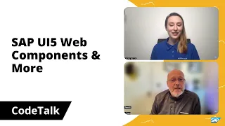 SAP UI5 Web Components & More  | SAP CodeTalk