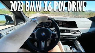 2023 BMW X6 xDrive40i POV DRIVE (Car Audio Only)