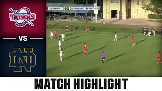 Detroit Mercy vs. Notre Dame ACC Men's Soccer Highlights (2023)