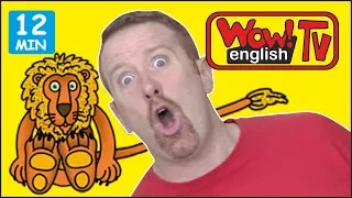 Shopping, Racing and Cooking with Steve and Maggie + MORE Stories for Kids | Learn Wow English TV