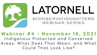 Latornell 2021 #ConservationMatters Webinar Series - November 16, 2021 Webinar