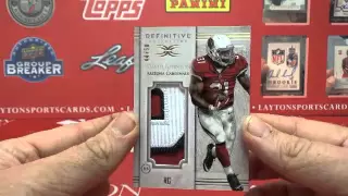 2015 Topps Definitive Football 3 Box Case Break #6 – RANDOM TEAMS