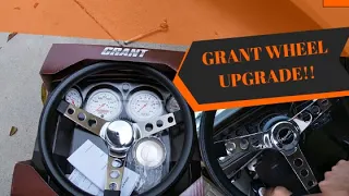 HOW TO INSTALL GRANT STEERING WHEEL!!!