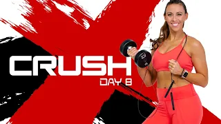 40 Minute Glutes & Jump Rope Cardio Workout | CRUSH - Day 8