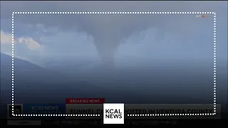 Funnel cloud seen forming over Ventura County