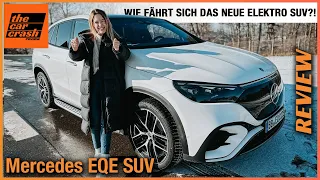 Mercedes EQE SUV im Test (2023) Wie fährt sich das NEUE Luxus Elektro SUV?! Fahrbericht | Review