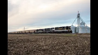 Chasing a Loaded CKIN Grain Train From Malden to La Crosse, IN 1-23-21