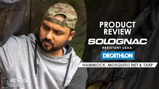 Reviewing Decathlon- SOLOGNAC Hammock, Mosquito Net & Tarp - Bushcraft Series | Rucksack Diaries