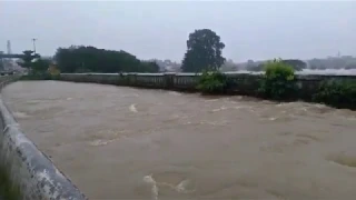 River Cauvery 2019 flood scene