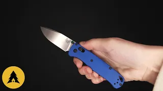 Складной нож Benchmade Bugout сталь CPM 20CV, рукоять Blue G10