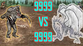 9999 Ancient Behemots vs 9999 Ghost Dragons!! homm3 Heroes of might and magic 3!