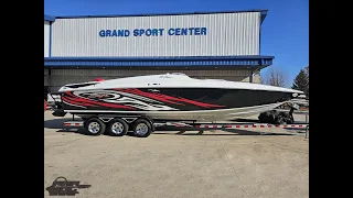 Boat walk-through and dyno inspection, 2007 Baja 30 Outlaw SST with twin 425HP engines