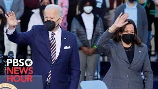 WATCH LIVE: Biden and Harris thank Democratic campaign staffers and volunteers at D.C. event