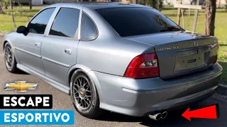 VECTRA B 2.2 COM RONCO MAIS BONITO DE TODOS! ABAFADOR ESPORTIVO BOM E BARATO! JK, TURBINHO OU TURBÃO