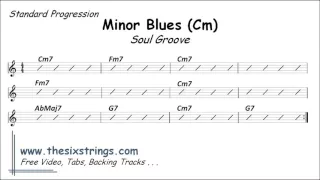 Minor Blues Backing Track (Cm) - 03 Soul Groove