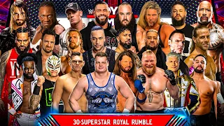 WWE 2K24 - 30 Man Royal Rumble Match | Gameplay