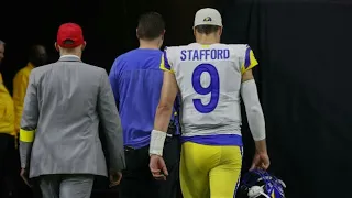 Rams QB Stafford exits game with concussion vs. Saints