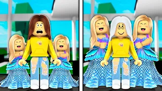 Raising Identical Twin Mermaids In Roblox Brookhaven...