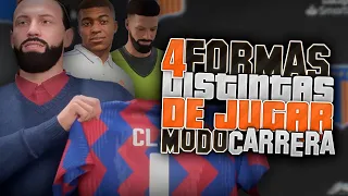 4 FORMAS DISTINTAS de JUGAR a MODO CARRERA FIFA 23