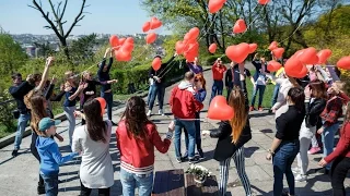 Захоплююче освідчення флеш-моб в парку Високий Замок Львів - SEMRI event lviv