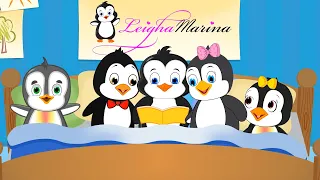 There were five in the bed | penguins counting song for kids | Leigha Marina