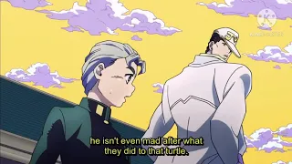 Koichi and Jotaro meet josuke (Ep:1 Diamond Is Unbreakable.)