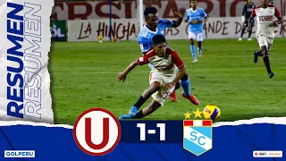 Resumen: Universitario vs Sporting Cristal (1-1) #LIGA1BETSSONXGOLPERU