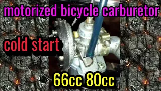 How to Start A Motorized Bicycle Using Your Choke #2stroke