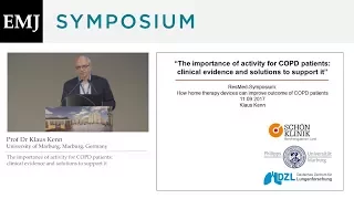 The Importance of Activity for COPD Patients: Clinical Evidence and Solutions to Support It