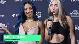 Sasha Banks interview with LiveXLive at the Sports Illustrated Awards 2021