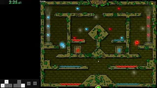 Fireboy and Watergirl 1 Level 3 any% 2 player speedrun in 12 seconds