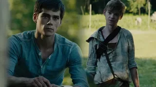 Newt talks to Thomas about Alby [The Maze Runner]