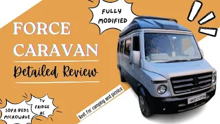 FORCE CARAVAN | Custom Built | with |SOFA-BED ,Tv's , A/C, FRIDGE , MICROWAVE, BATHROOM , SHOWER.| !