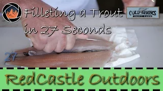 Filleting a Trout in 27 Seconds