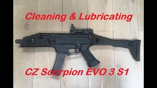 Cleaning & Lubricating - CZ Scorpion EVO 3 S1