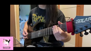 Waking the Cadaver - Blood Splattered Satisfaction guitar cover (Full Instrumental Remix)