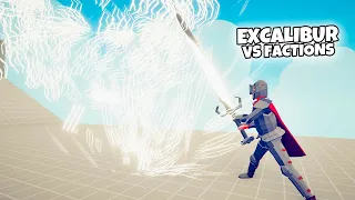 EXCALIBUR vs EVERY FACTION | TABS Totally Accurate Battle Simulator