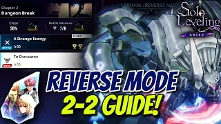 Reverse Story Mode Chapter 2-2 "To Overcome" Full Guide & Tips Easy Clear - Solo Leveling Arise