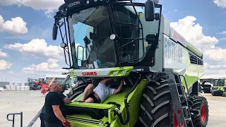 Żniwa w Rumunii: Składamy CLAAS LEXION 6800 - Żniwa 2021 Świerkot & Agrovena