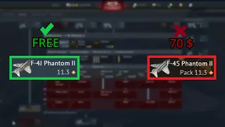 my "USA TOP TIER" stock experience (F-4J Phantom II)