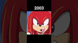 Evolution Of Sonic, Tails And Knuckles #evolution #shorts