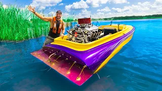 I Bought A DRAG RACING BOAT On Facebook Marketplace!!! (water test)