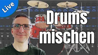 Rock & Metal Drums mischen (Live Stream)