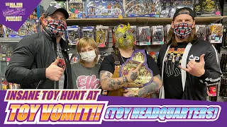 INSANE fig Hunt at TOY VOMIT! (Toy Headquarters)