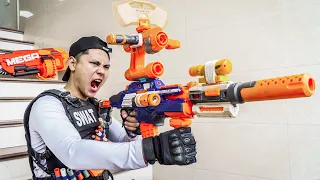 Alpha Nerf War :  SEAL X Big Nerf Guns Fight Dr Ken Crazy Don't Allow Rescue The Dangerous Prisoner