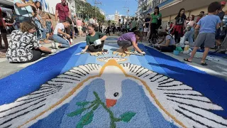 A tradição dos tapetes de sal | AFP